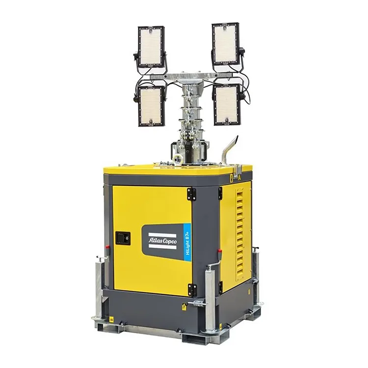 ​Welke kernvoordelen biedt Atlas Copco LED-lichttoren Hilight voor bouw- en evenementenverlichtingsprojecten?