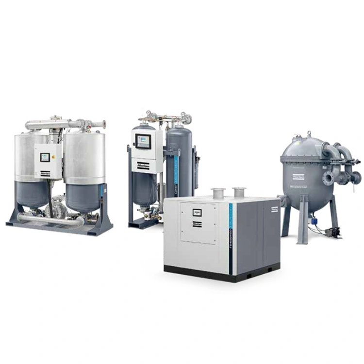 Olievrije roterende schroefluchtcompressor